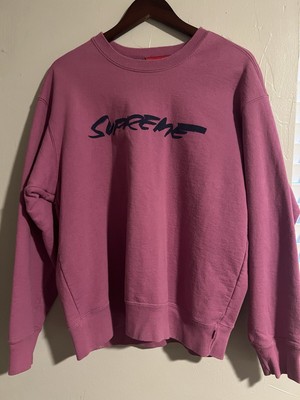 Supreme Futura Logo Crewneck Sweatshirt Size Medium Bright 