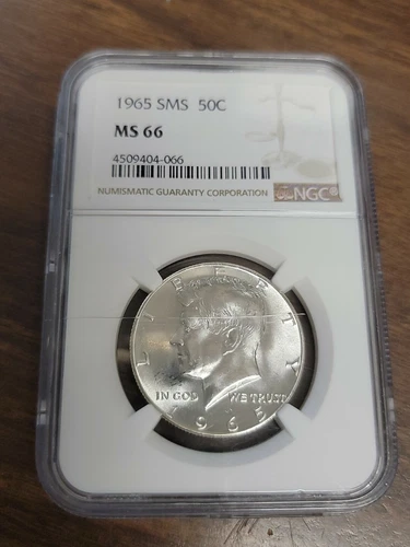 1965 SMS Kennedy Half Dollar - NGC MS66 -Special Mint Set