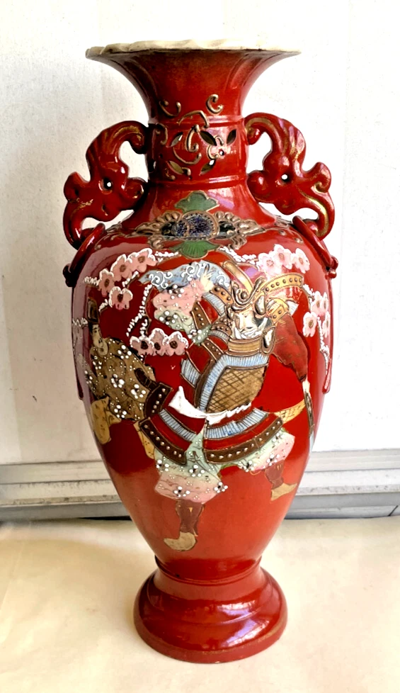 古い大花瓶 陶瓷古董原始1850-1899 年日本花瓶| eBay