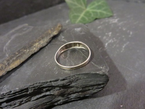 Hübscher 925 Silber Ring Klein Kinderring Schmal Defekt Vintage Retro Schlicht - Bild 4 von 5