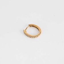 Otiumberg Diamond and 9ct Yellow Gold Hoop