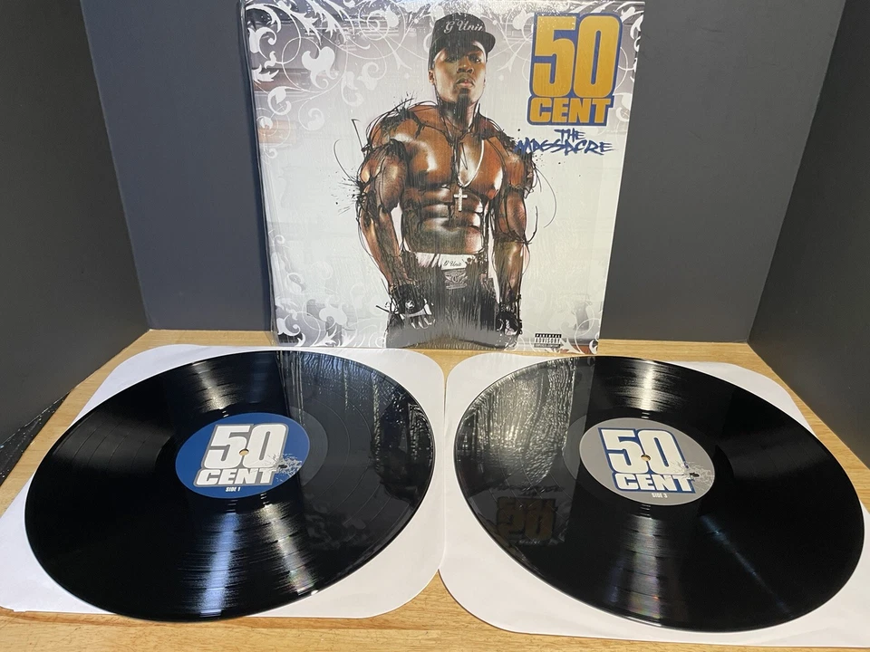 50 Cent The Massacre 2 LP 12” Vinyl Explicit Foto 2 de 4