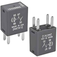 15328866 Automotive Relay Pack of 2 , 12VDC 20A 4 Terminal Multi-Use Relay 8385