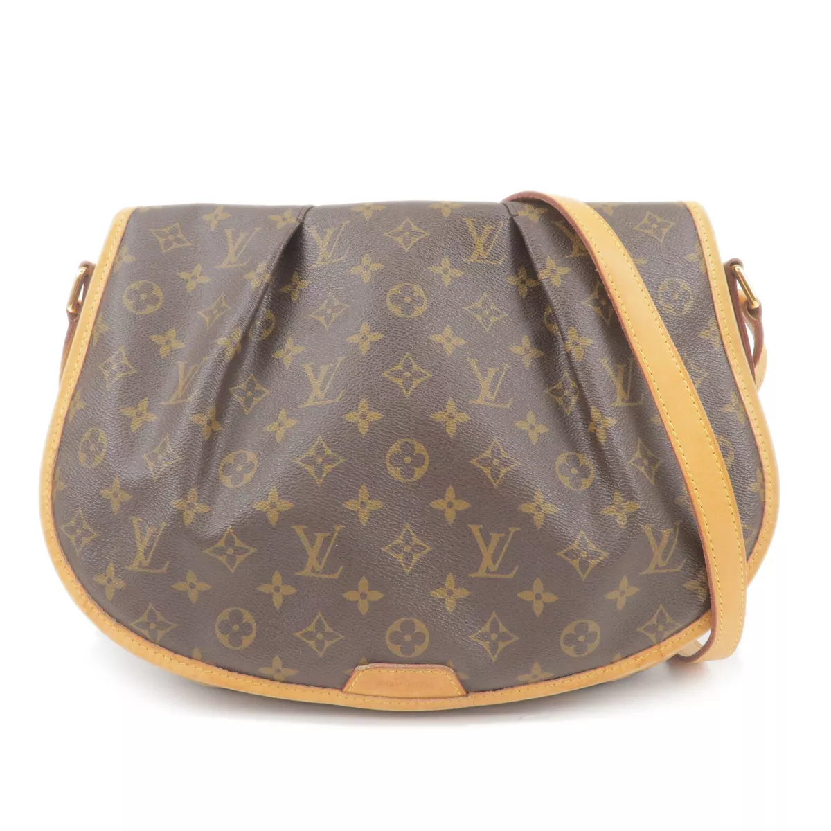 Louis Vuitton M40473 Menilmontant MM Shoulder Cross Body Bag Monogram Brown  Used