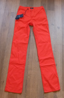 * Armani AJ geile Sommer Stretch Jeans Gr. W 25 L 32 NEU Stretch Orange J75EK