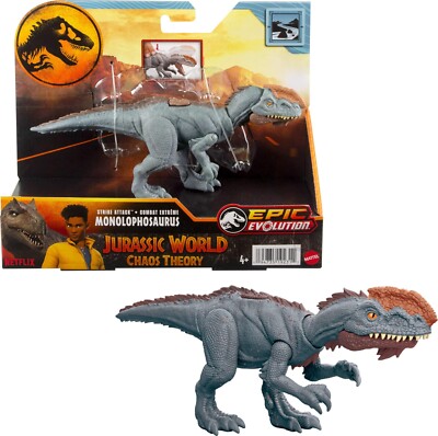 MONOLOPHOSAURUS Dinosaur Strike Attack Jurassic World velociraptor Chaos Theory