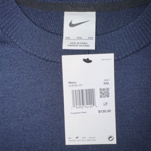 Nuevo suéter de golf tejido Nike Tiger Woods TW para hombre, CU9782-451, S~XXL - Imagen 1 de 7