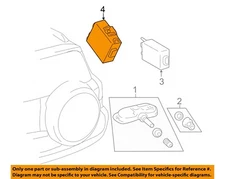 Used Tire Pressure Monitoring System (TPMS) Control Mod fits: 2011 Toyota Rav4 S