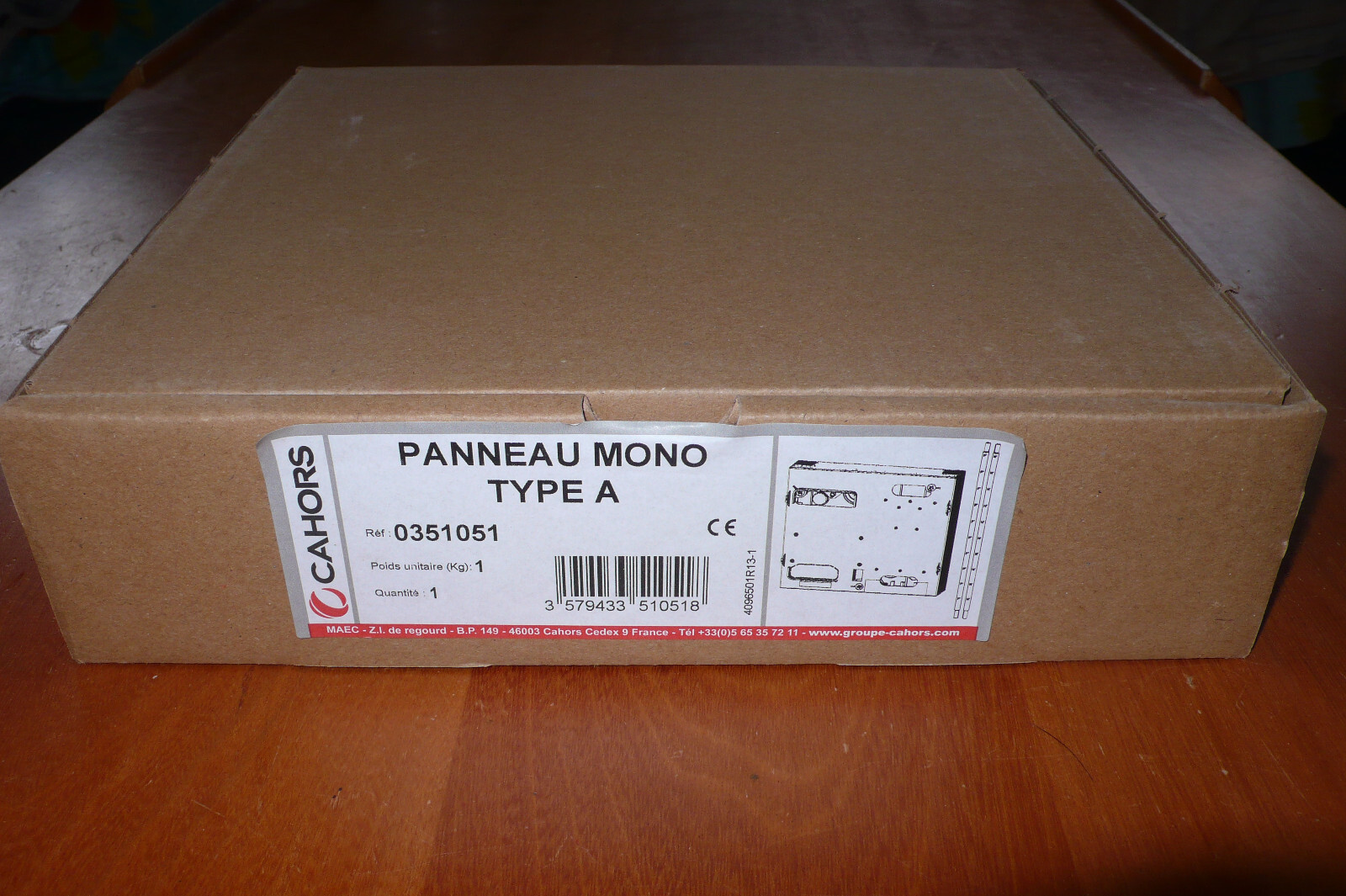 Panneau monophasé Linky CAHORS platine compteur électricité Enedis type A 0351051