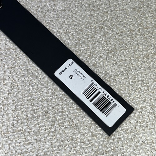 Karl Lagerfeld Fleece Poloshirt Herren klein marineblau Bowler-Stil Ausschnitt UVP $ 119 - Bild 3 von 14