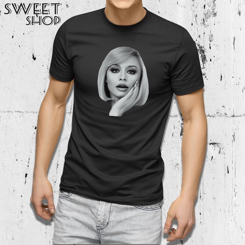 T-shirt maglietta CARRA' RAFFAELLA ICONA IDOLO SHOWGIRL MEMORIA IDEA REGALO  - Picture 1 of 6