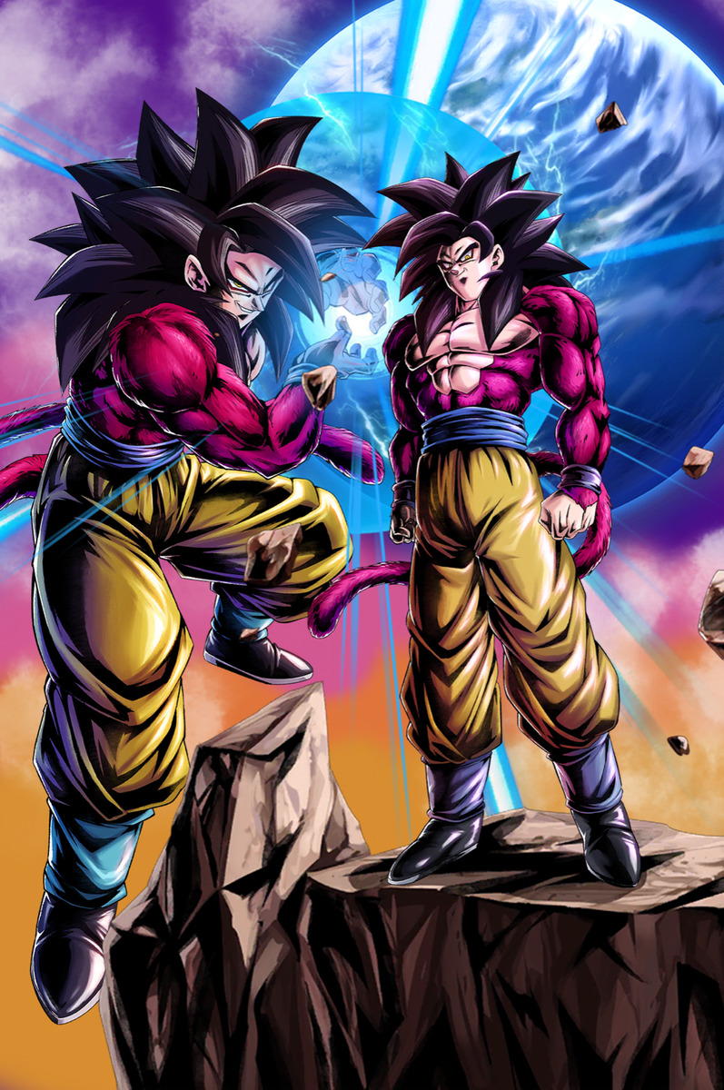 Dragon Ball GT Poster Baby-Vegeta Goku SSJ4 12in x 18in Free