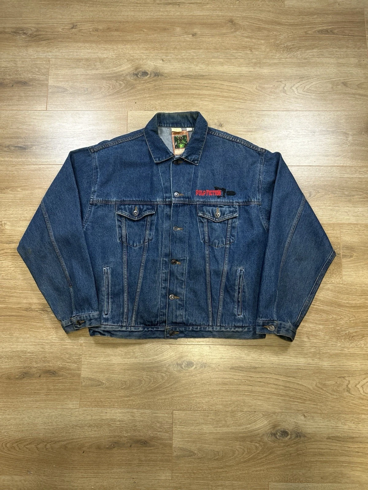 Vintage Pulp Fiction Movie Promo Denim Jacket - Size XL