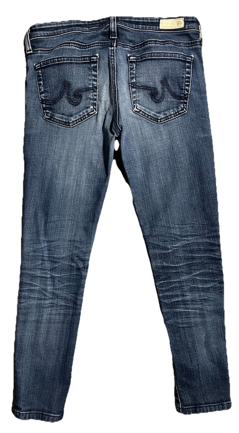 AG Adriano Goldschmied Jeans Womens 28 R Aubrey Skinny Straight Medium Wash