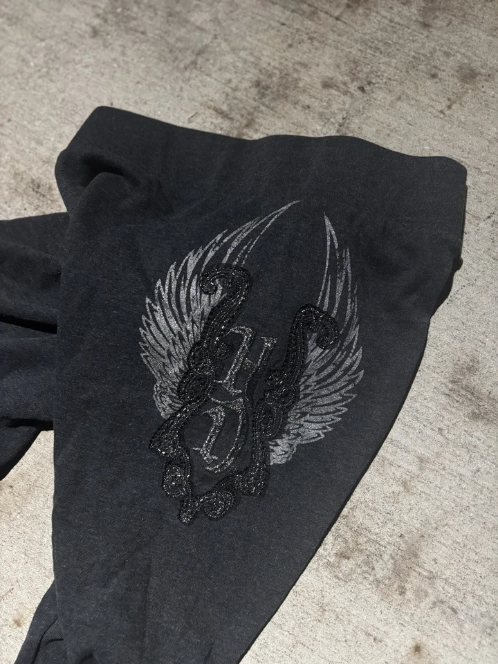 Calças vintage femininas Harley Davidson - Imagem 2 de 4