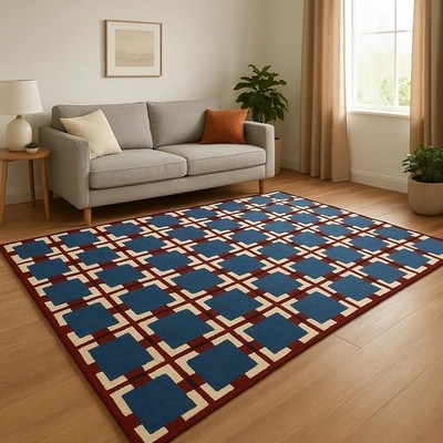 Handmade Rug | Irregular Rug | Wool Rugs | Living Room Rug | Tufted A353