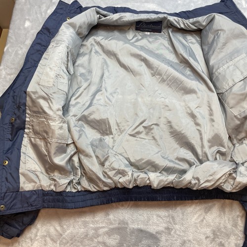 Vintage Hodgman Lakestream Jacket Mens L Navy Hooded Fishing Wading Waterproof - Picture 11 of 15