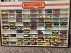 Vintage Matchbox Lesney Wood Display Unit W/Vehicles And Boxes Collection