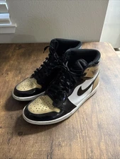 Size 10.5 - Air Jordan 1 Retro OG NRG High Gold Toe Used