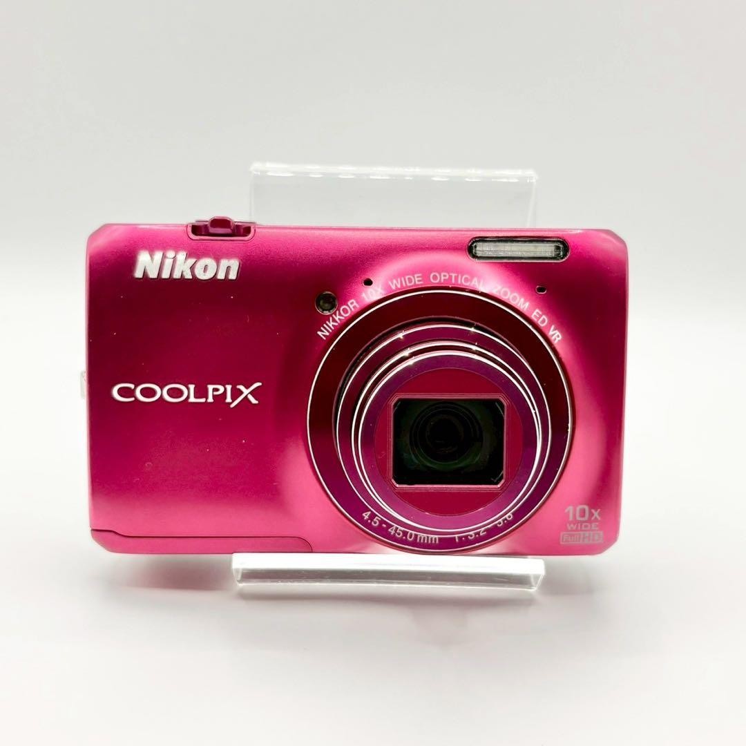 Nikon COOLPIX S6300 Pink Compact Camera 10x Zoom Full HD Tested | eBay
