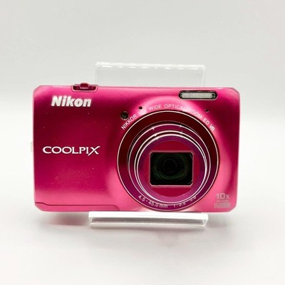 Nikon COOLPIX S6300 ピンク Nikon COOLPIX S6300 Pink Compact Camera 10x Zoom Full HD Tested | eBay