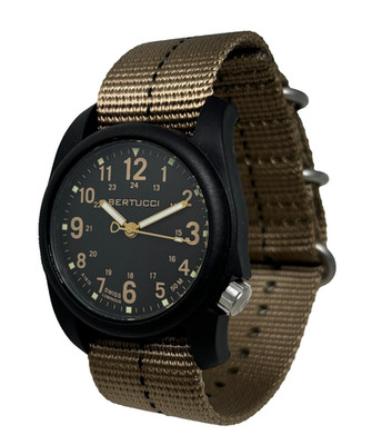 BERTUCCI MEN'S NEW DX3 FIELD QUARTZ WATCH