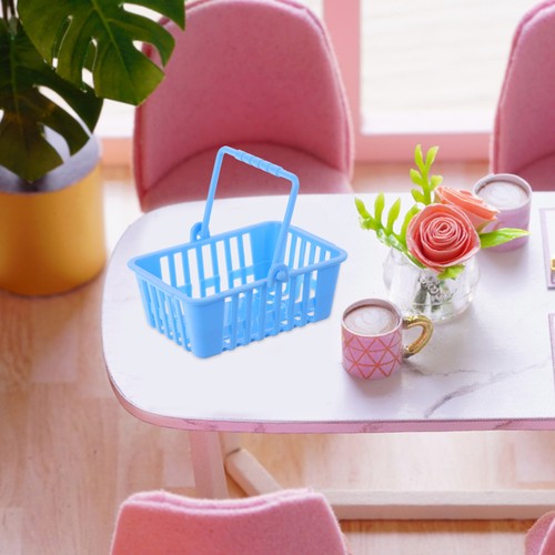 12 Pcs Mini Shopping Basket Toys Baby Simulation Supermarket Dollhouse - Picture 6 of 12