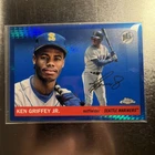 2025 Topps Chrome Platinum Anniversary Ken Griffey Jr #405 Blue Prism Refractor