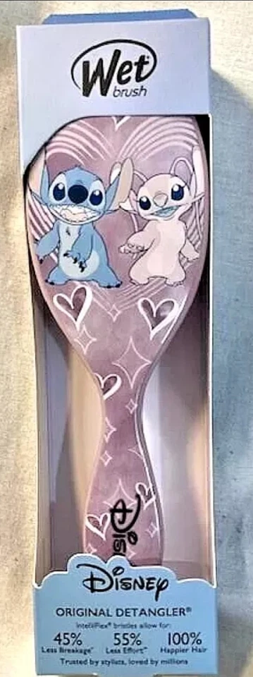 Disney Lilo and Stitch Niñas Niños Cepillo de Pelo Húmedo/Seco 8.5" X 2.75" Suave NUEVO Foto 2 de 2