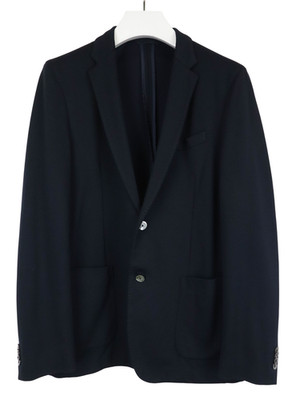 HUGO BOSS Nolan Blazer Herren US 42L Unlined Slim Fit Einreihiger Blau