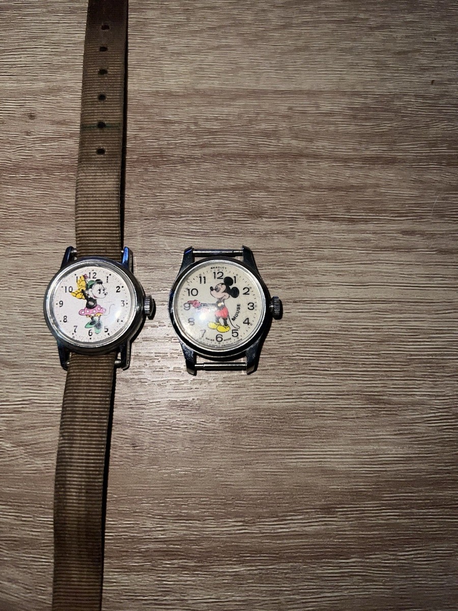 Vintage Disney Mickey & Minnie Mouse Mechanical Watches | eBay display picture 3