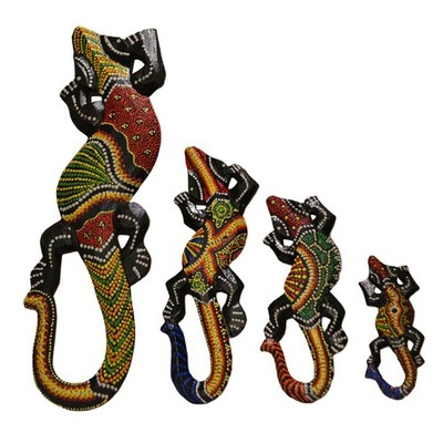 Kreative Gecko-Eidechsen-Skulptur im südostasiatischen Stil