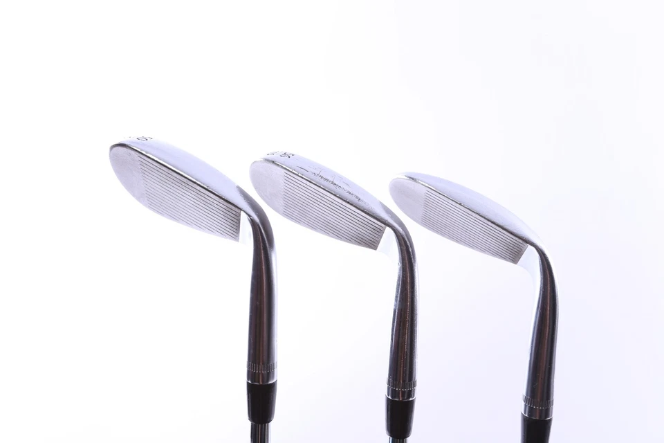 LEFTY Callaway JAWS Raw Chrome 50*, 56*, 60* Wedge Set Steel Shaft Stiff Flex - Image 3 of 4