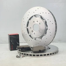 GENUINE AUDI RS6 RS7 RSQ8 2020 ON 4K0615601A  REAR BRAKE DISCS + BREMBO PADS