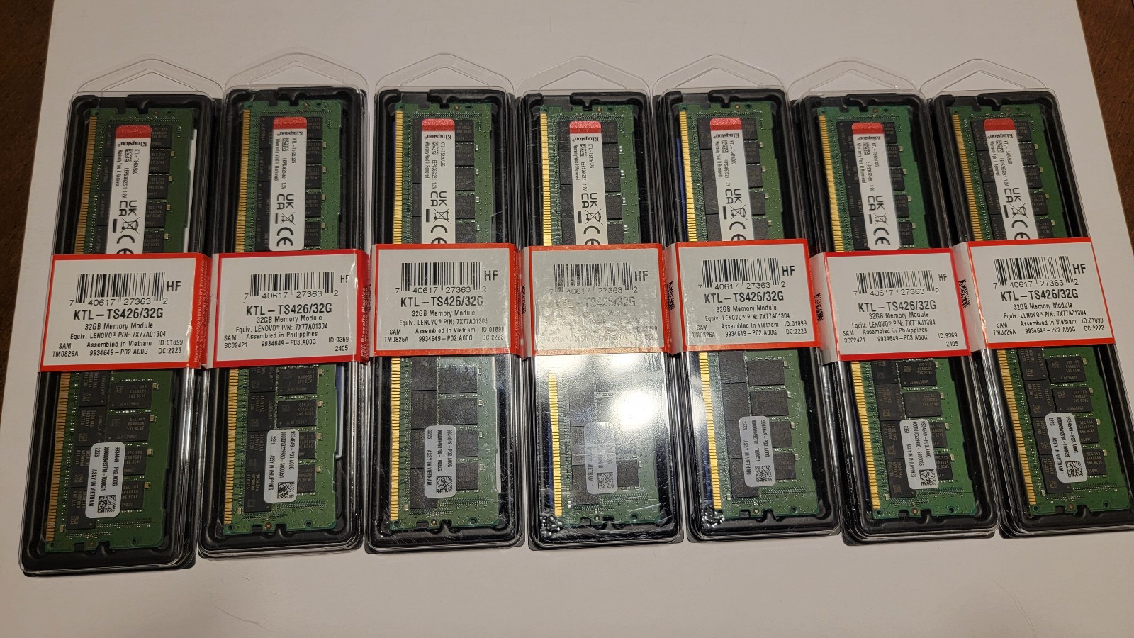 как выглядит Kingston 32GB 2Rx4 PC4-2666 RDIMM DDR4-21300 ECC Registered Server Memory RAM 1x фото
