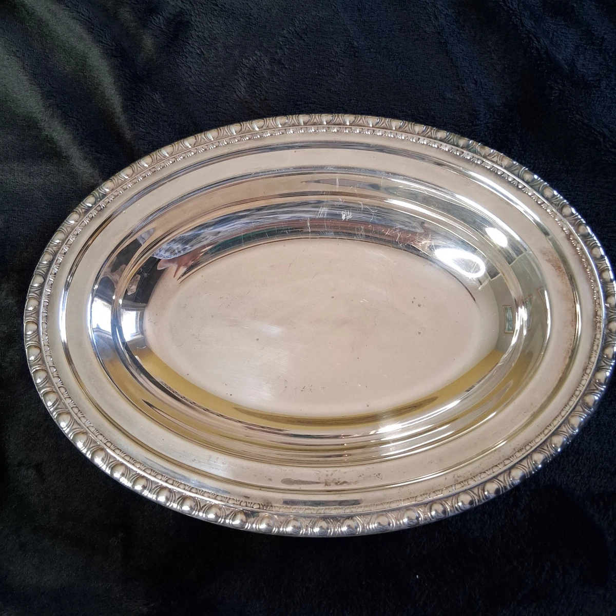 FB Rogers Silver Coin Antique US Silver-Plated Platters & Trays