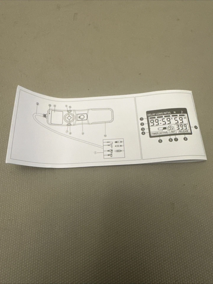 Energizer ENS-LCDU Multi-Fit LCD Timed Remote Shutter - Image 3 of 4