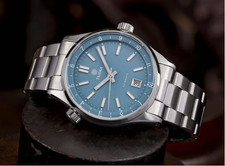 Sold Out Traska Venturer V1 Steel Blue "Caller" GMT 39mm GADA Miyota 9015 Watch