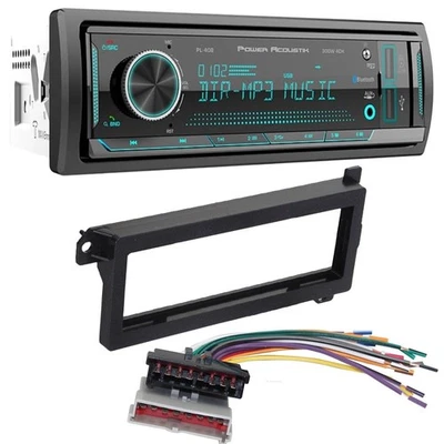 POWER ACOUSTIK PL-40B Bluetooth Car Stereo MP3 AM/FM Radio Install kit for 1994-2001 Dodge RAM 1500