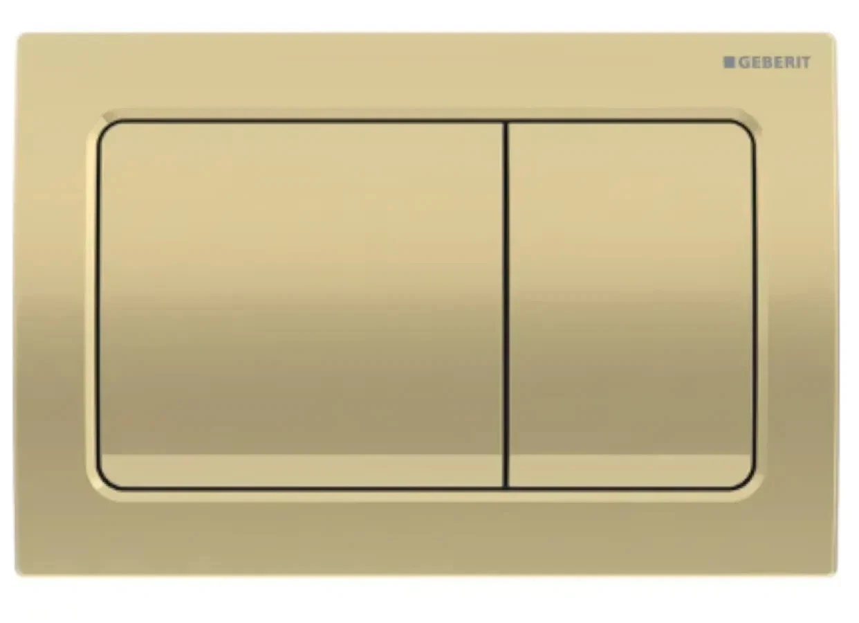 Alpha30BG Geberit flush plate Brass