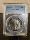 1942-D 50C Walking Liberty Half Dollar PCGS MS62