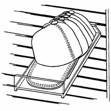 Slanted Slatwall Hat Display