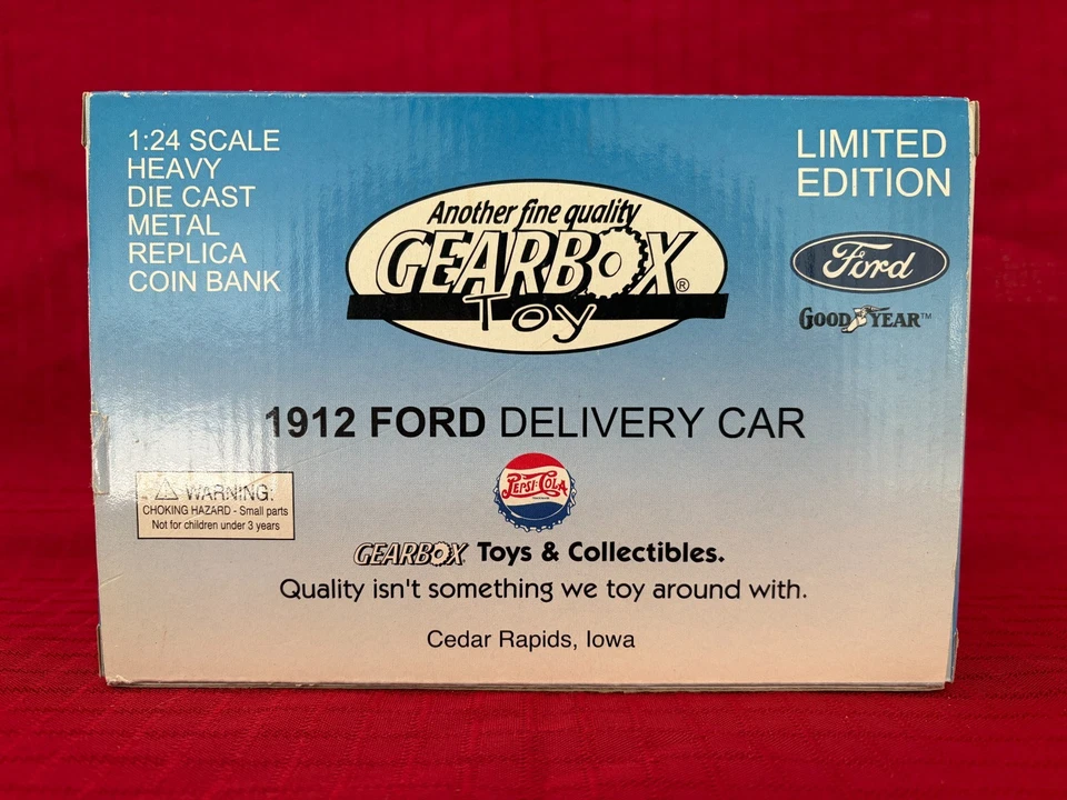 1912 Ford T Pepsi Cola Truck Car Gearbox Toys Die Cast Coin Bank**BRAND NEW**A++ - Image 2 of 2