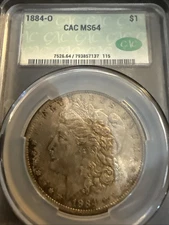 Toned Toned Toned 1884 O Cac Ms64 Morgan