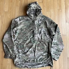 Wild Things Tactical Wind Shirt  Lightweight  Hood 1/2 Zip Medium Multicam Nice!