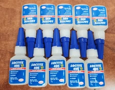 Loctite 495 Instant Adhesive ,Henkel, 1 Oz, Clear, Exp 11/26 (Lot Of 10)   *PI