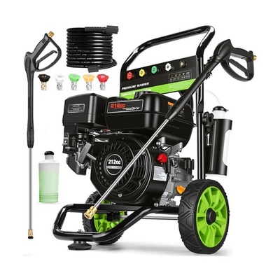 #ad 4200PSI Professional Gas Pressure Washer 4GPM 212CC 7.0 HP 8quot; Wheels Commerc... $505.88