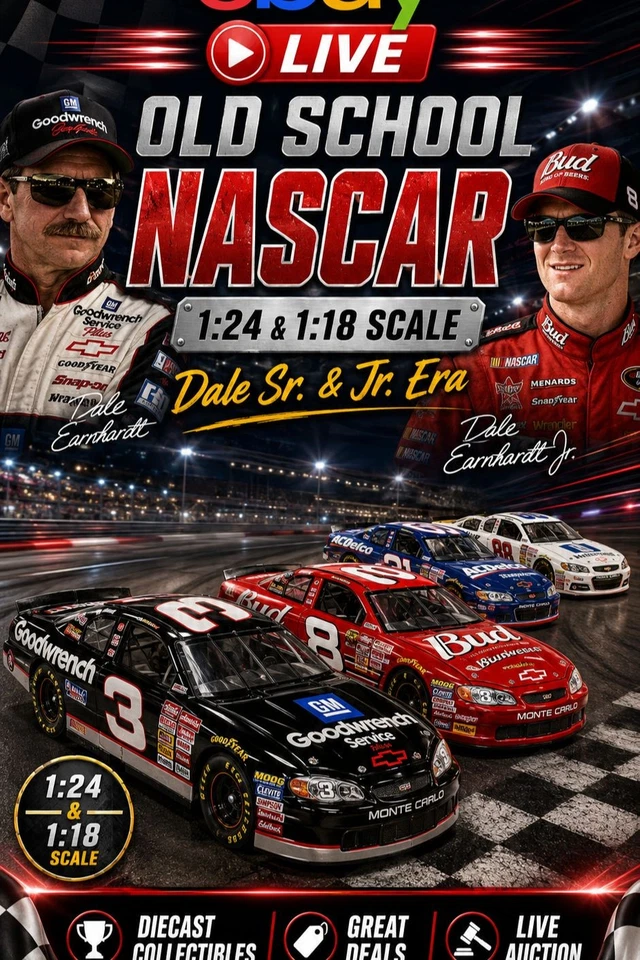 🏁 NASCAR 1:24 - 1:18 Scale  Diecast eBay Show – Bwholesalers 🏁