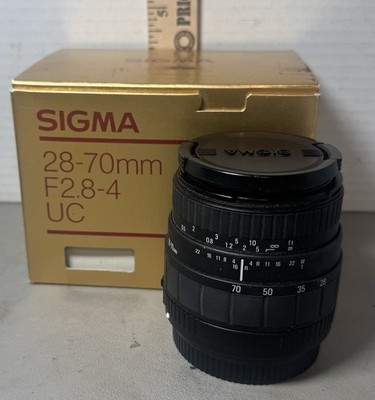 Sigma UC 28-70Mm 2.8-4 Zoom Lens - Canon EOS Analog