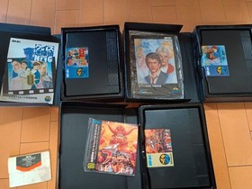 Neo Geo AES Quiz Games Lot 3 Titles ROM Cartridge Memory Card Case Tested Japan